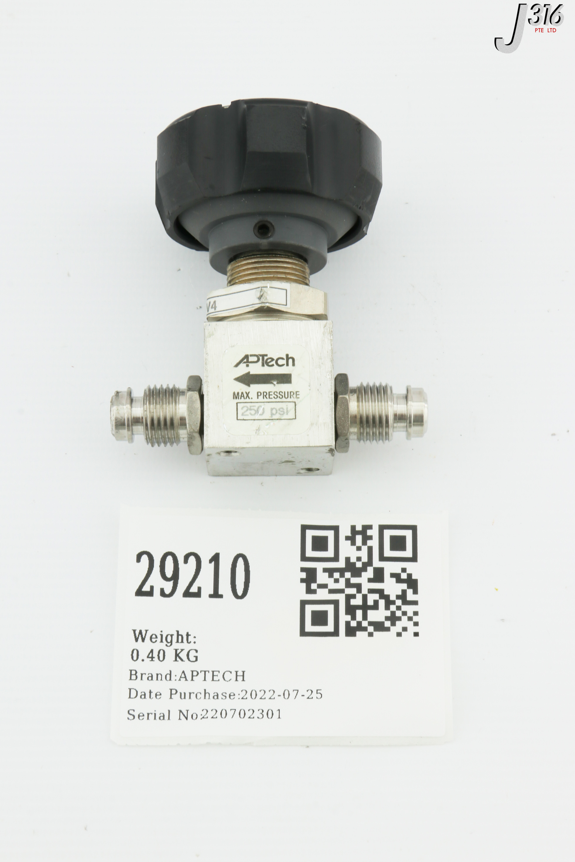 29210 APTECH MANUAL DIAPHRAGM VALVE AP3650SM 2PW MV4 MV4 | eBay